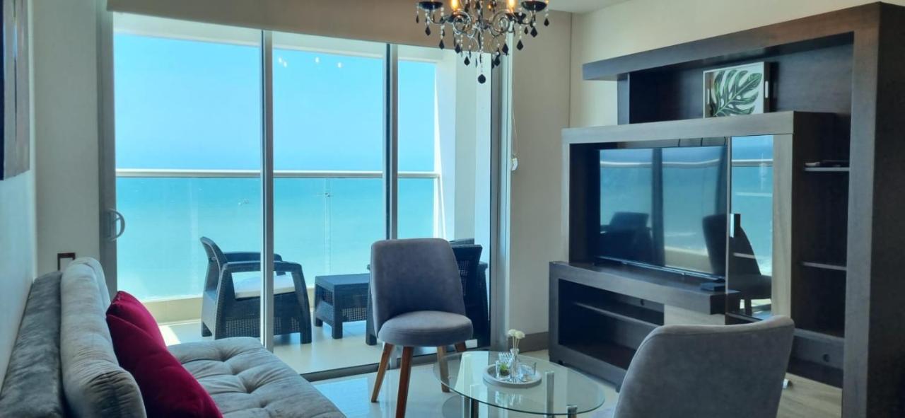 Апартаменты Bocagrande Beach Apartamento Картахена Экстерьер фото