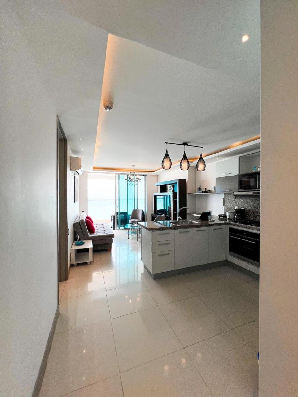 Апартаменты Bocagrande Beach Apartamento Картахена Экстерьер фото
