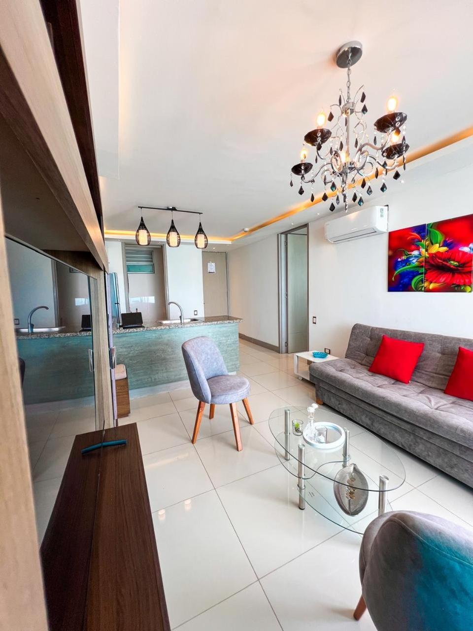 Апартаменты Bocagrande Beach Apartamento Картахена Экстерьер фото
