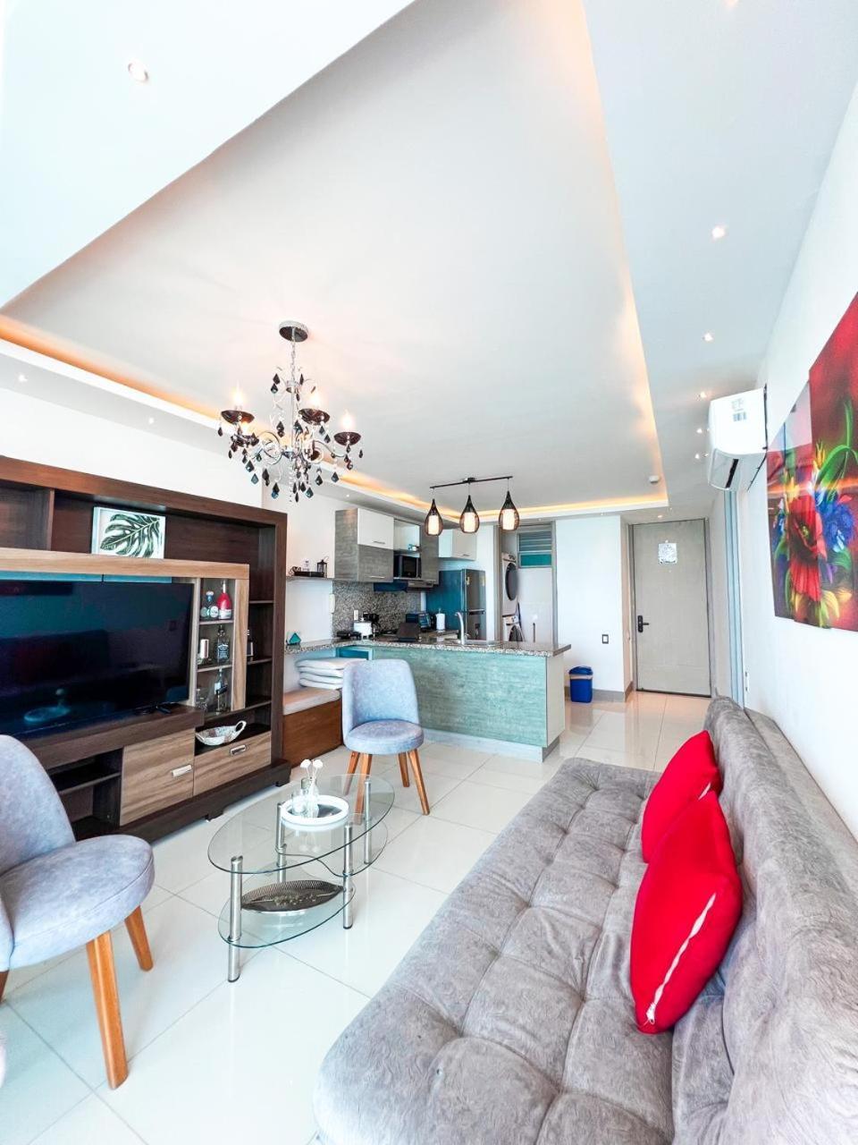 Апартаменты Bocagrande Beach Apartamento Картахена Экстерьер фото