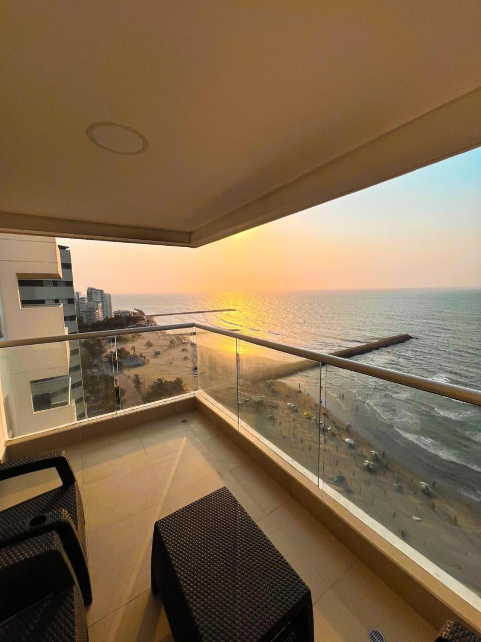 Апартаменты Bocagrande Beach Apartamento Картахена Экстерьер фото