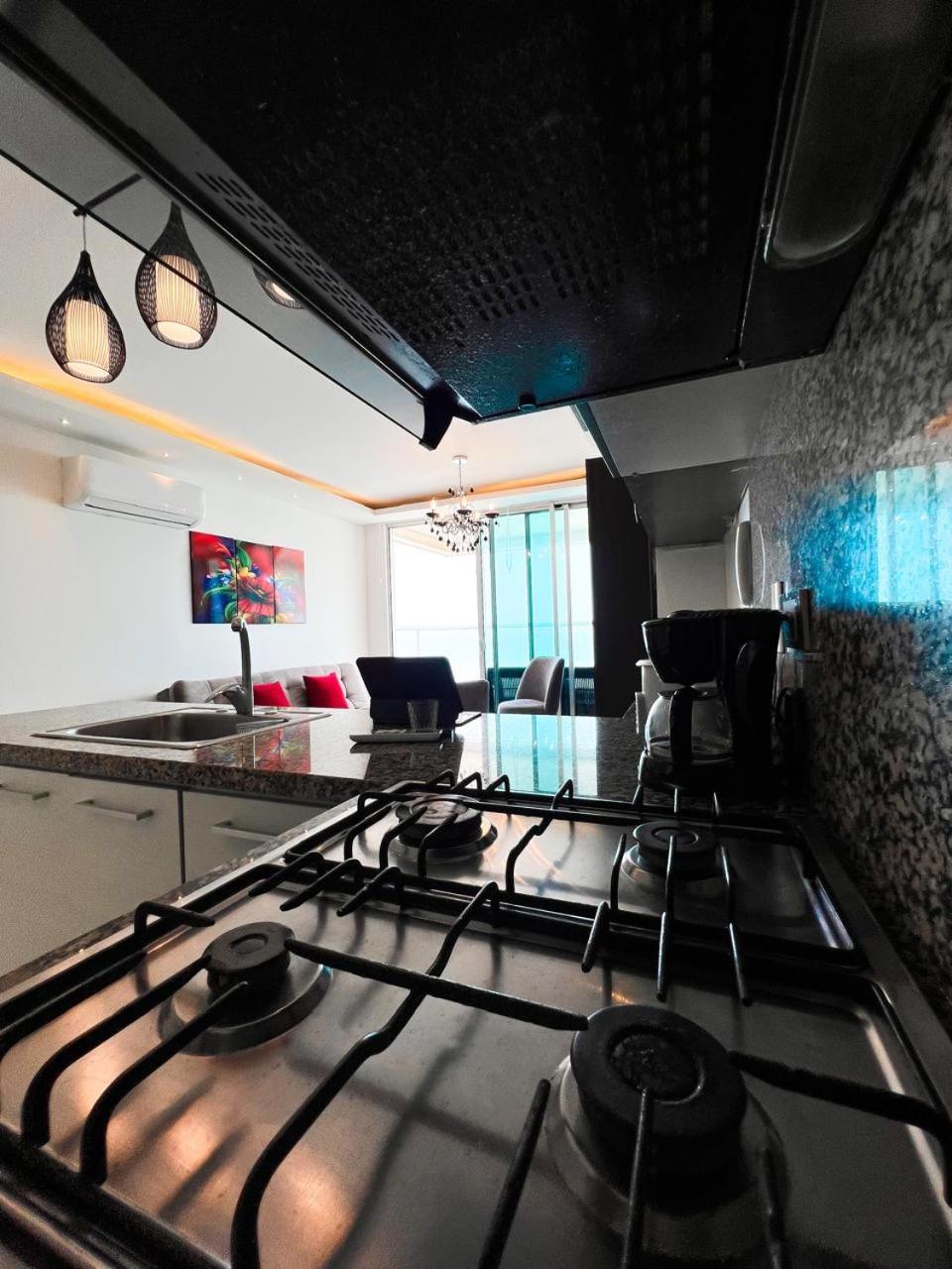 Апартаменты Bocagrande Beach Apartamento Картахена Экстерьер фото