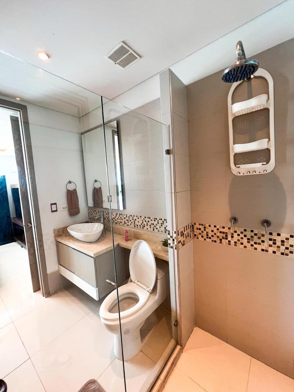 Апартаменты Bocagrande Beach Apartamento Картахена Экстерьер фото